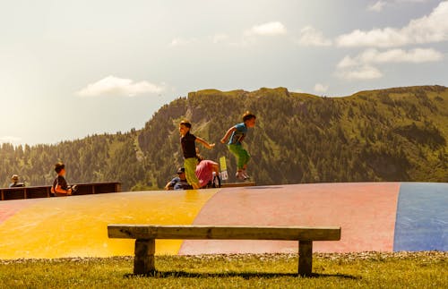 Imagine de stoc gratuită din Austria, copii, distracție