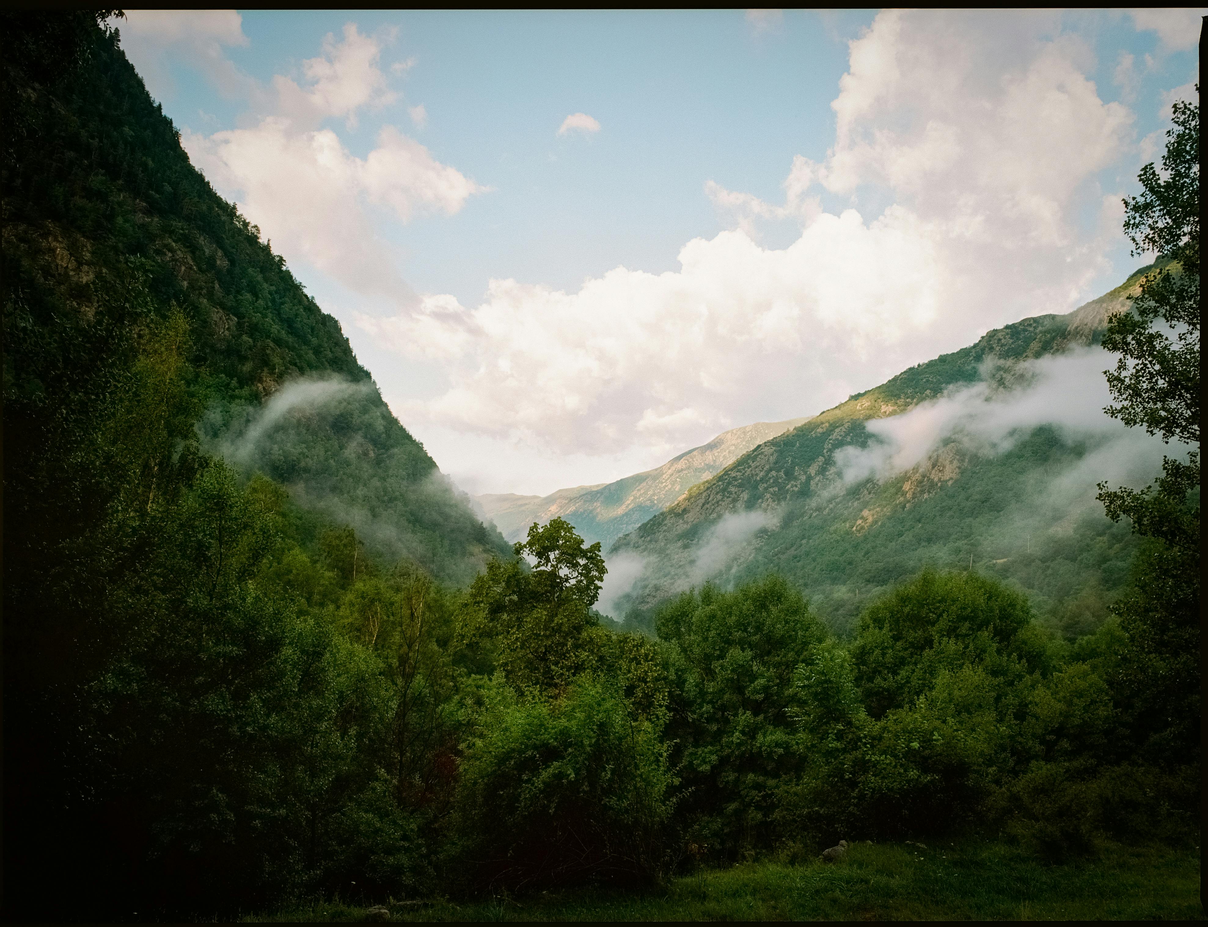 View of Mountains at Sunset · Free Stock Photo