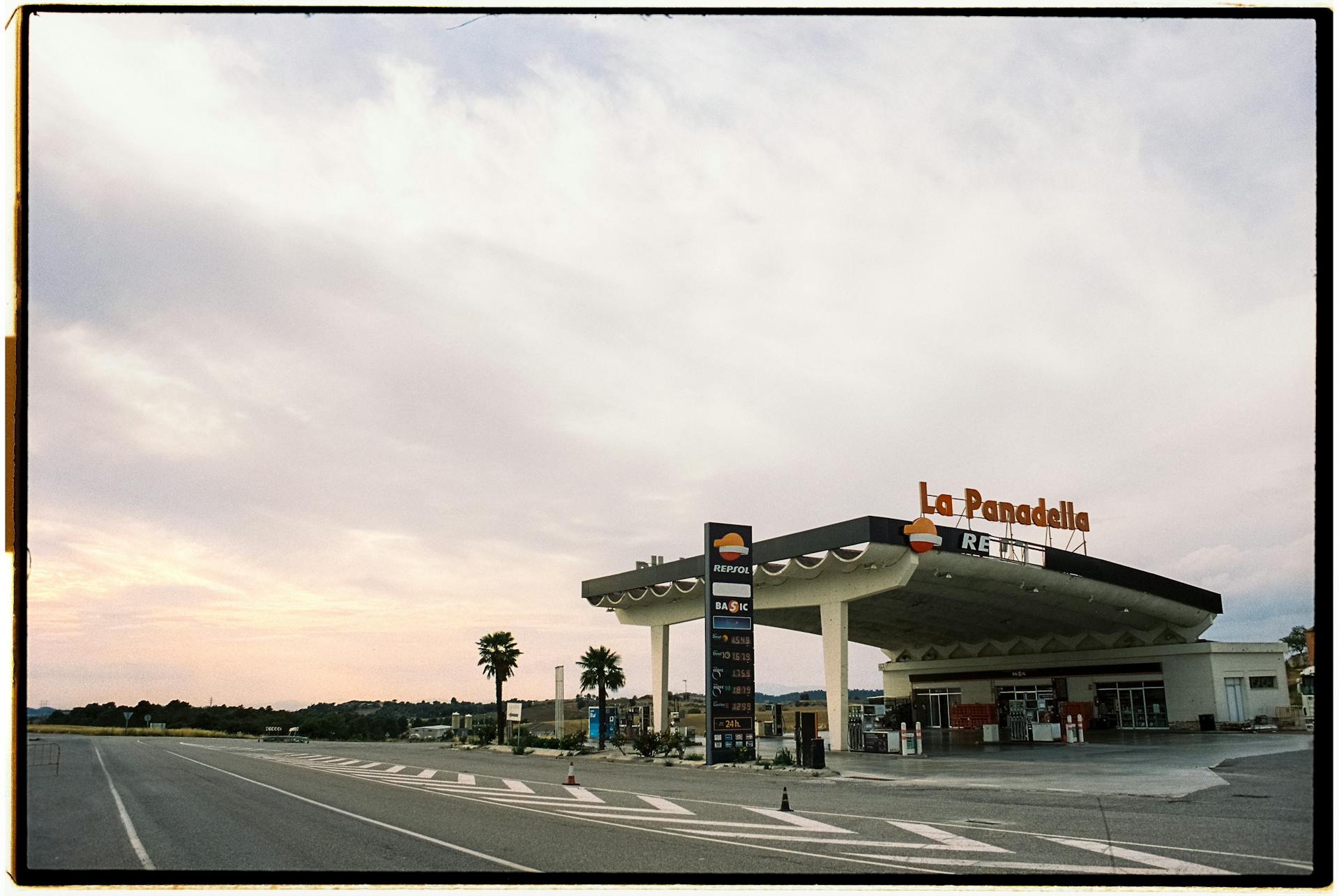 Repsol Gas Station in Spain