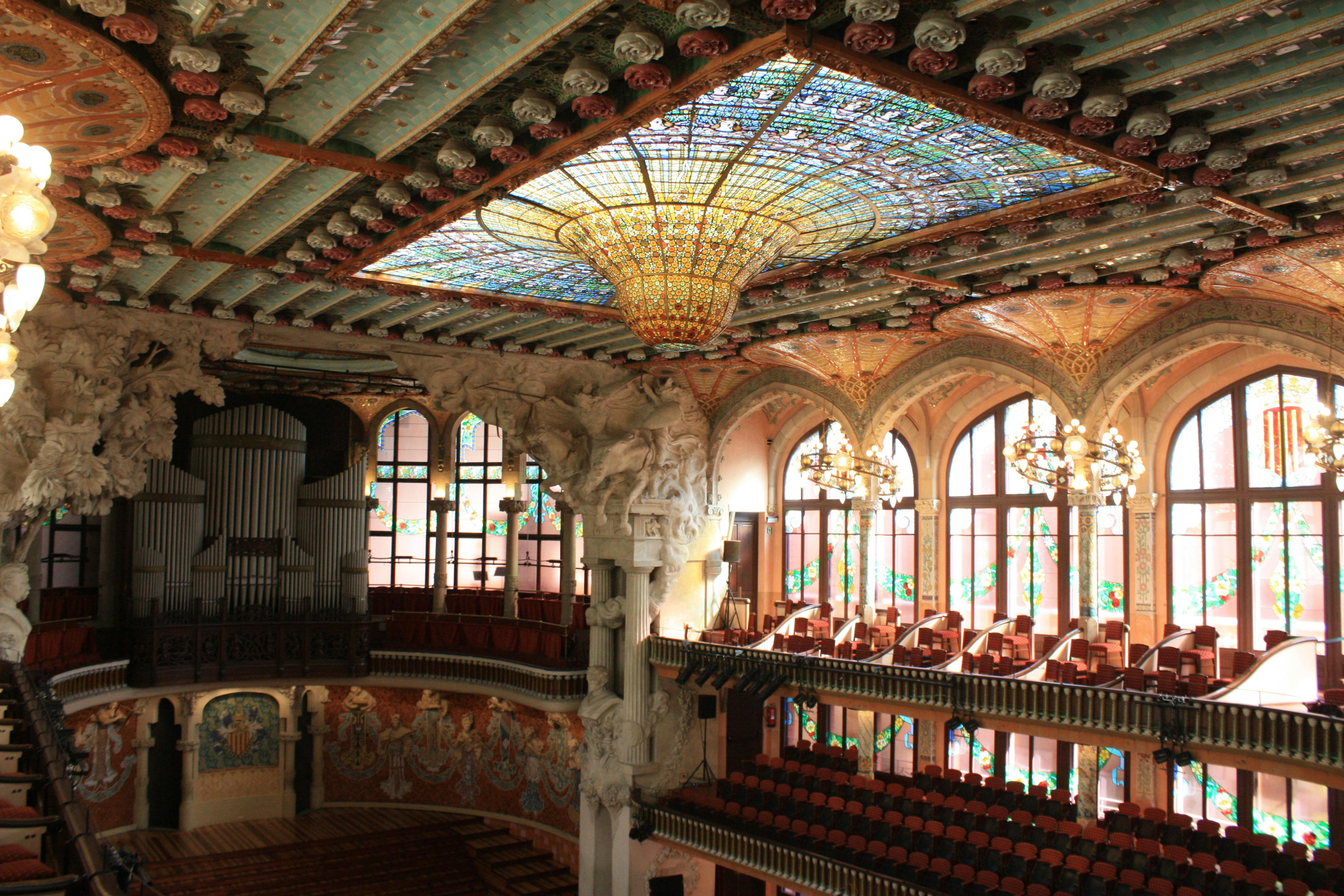 palazzo della musica catalana lluis domenech i montaner