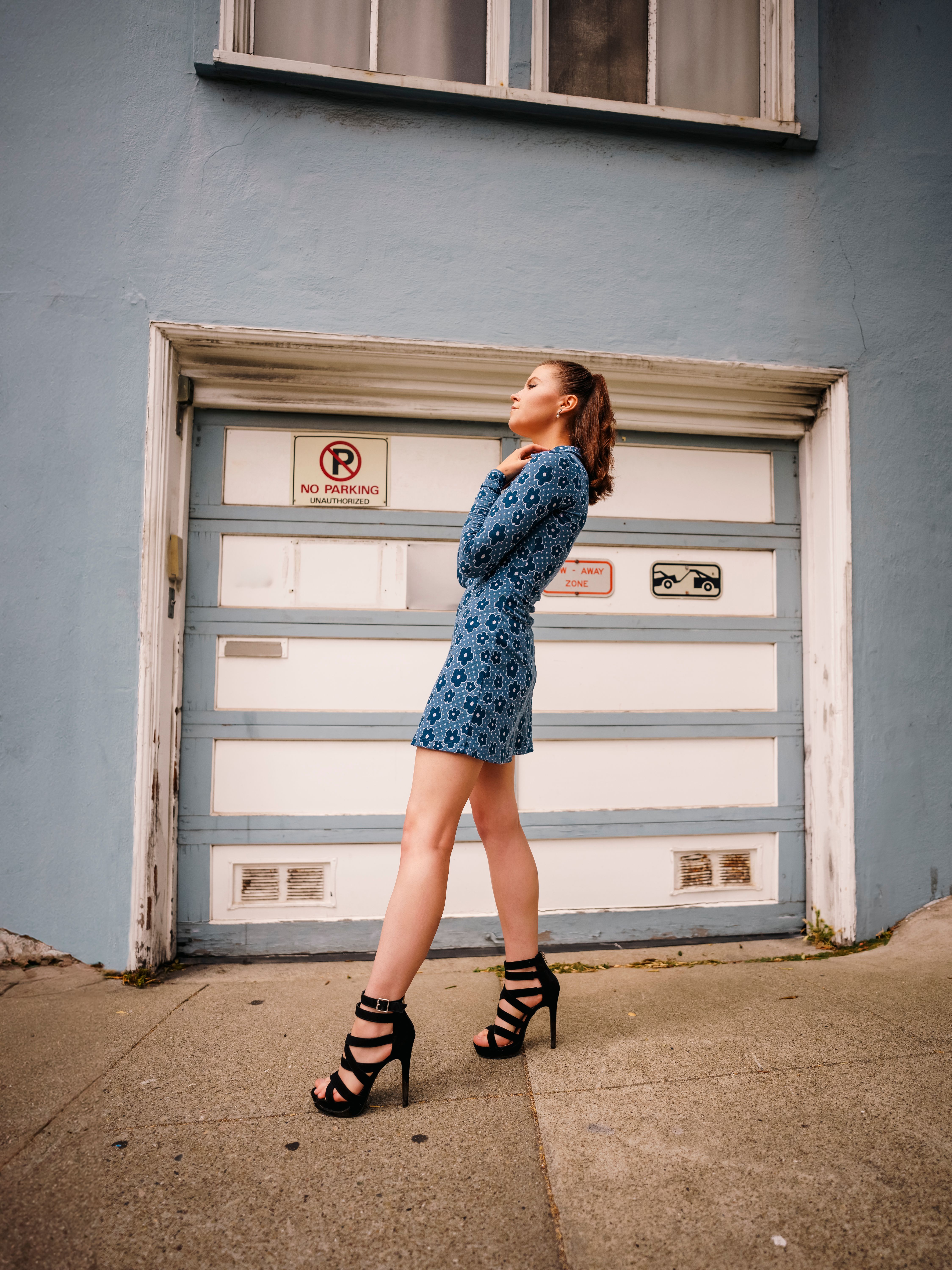 blue dress garage Augusta Maxi Dress main image 0