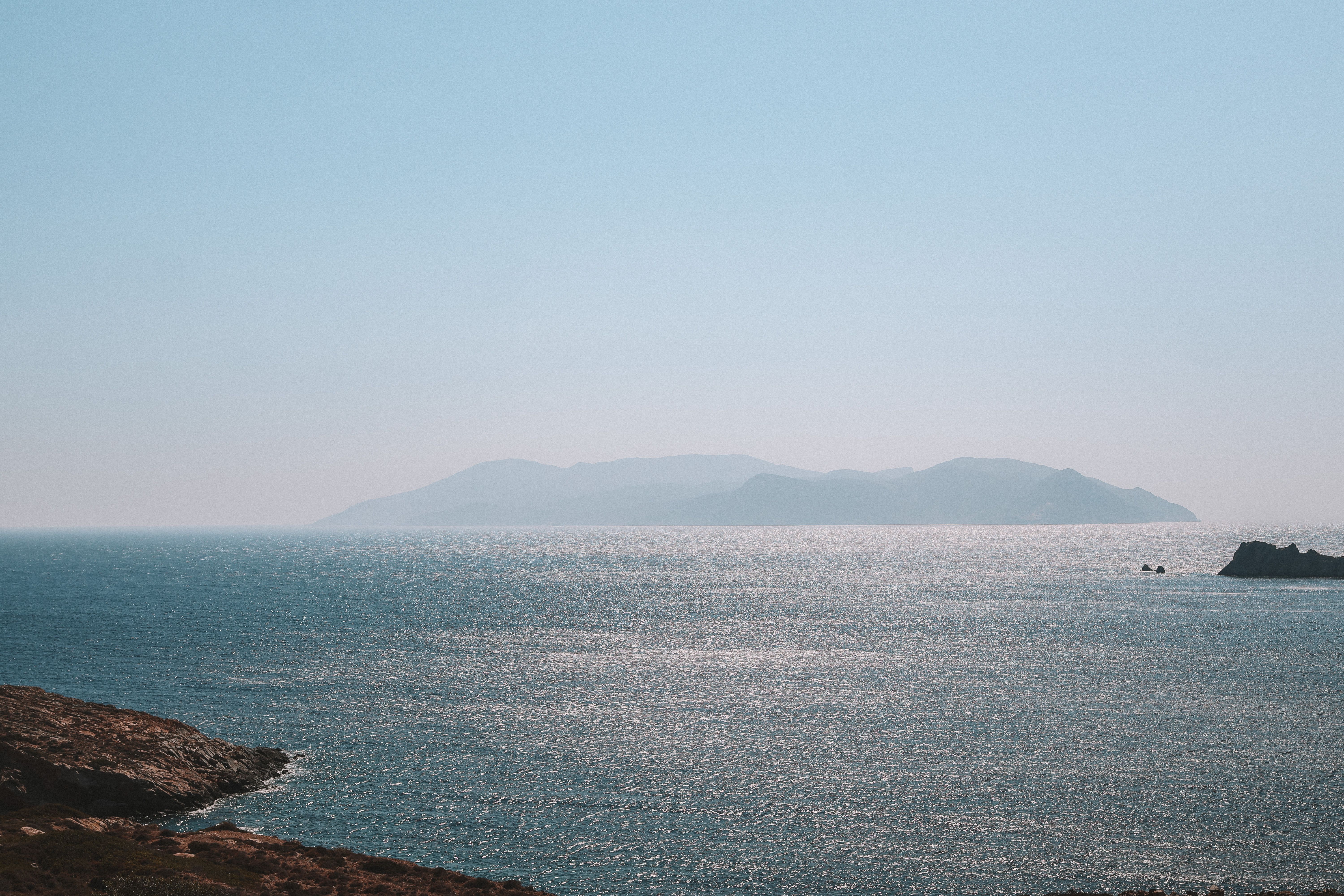 islands-on-horizon-free-stock-photo