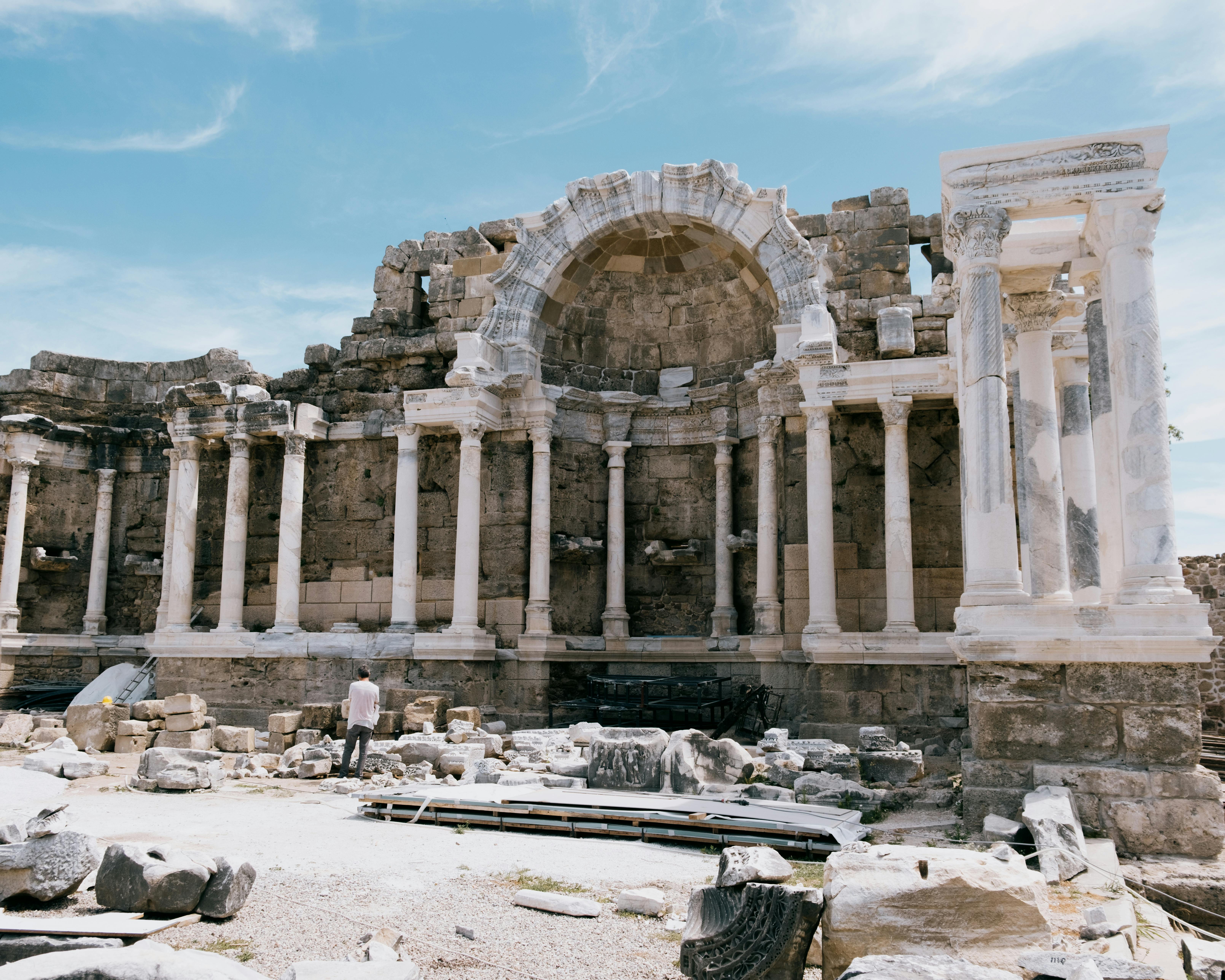 Gratuit Photos gratuites de amphithéâtre latéral, antalya, antiquité Photos