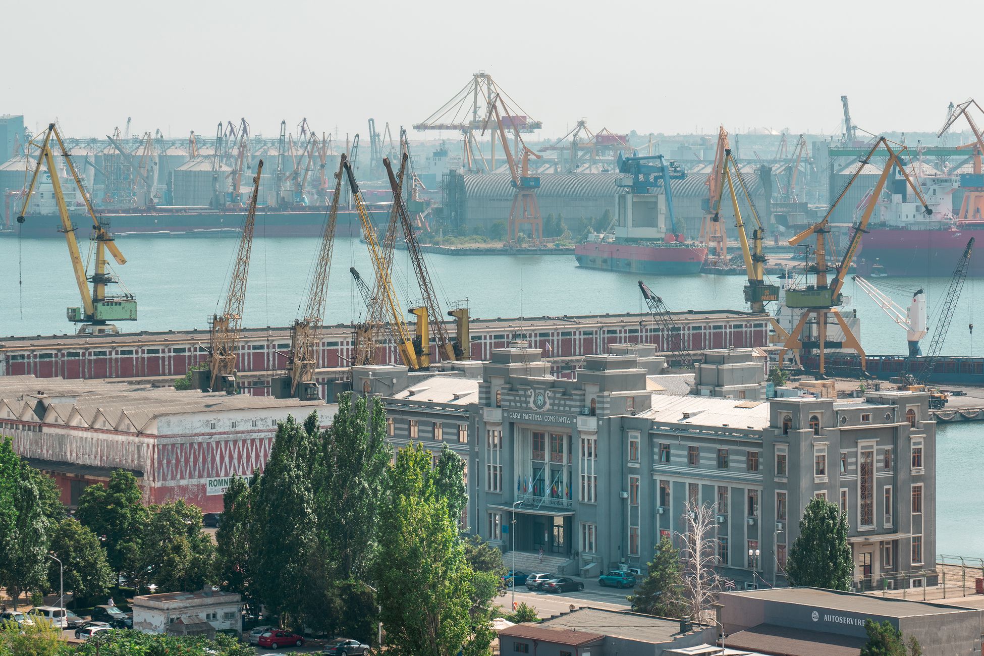 Zeedrone ontploft in Roemeense haven van Constanta