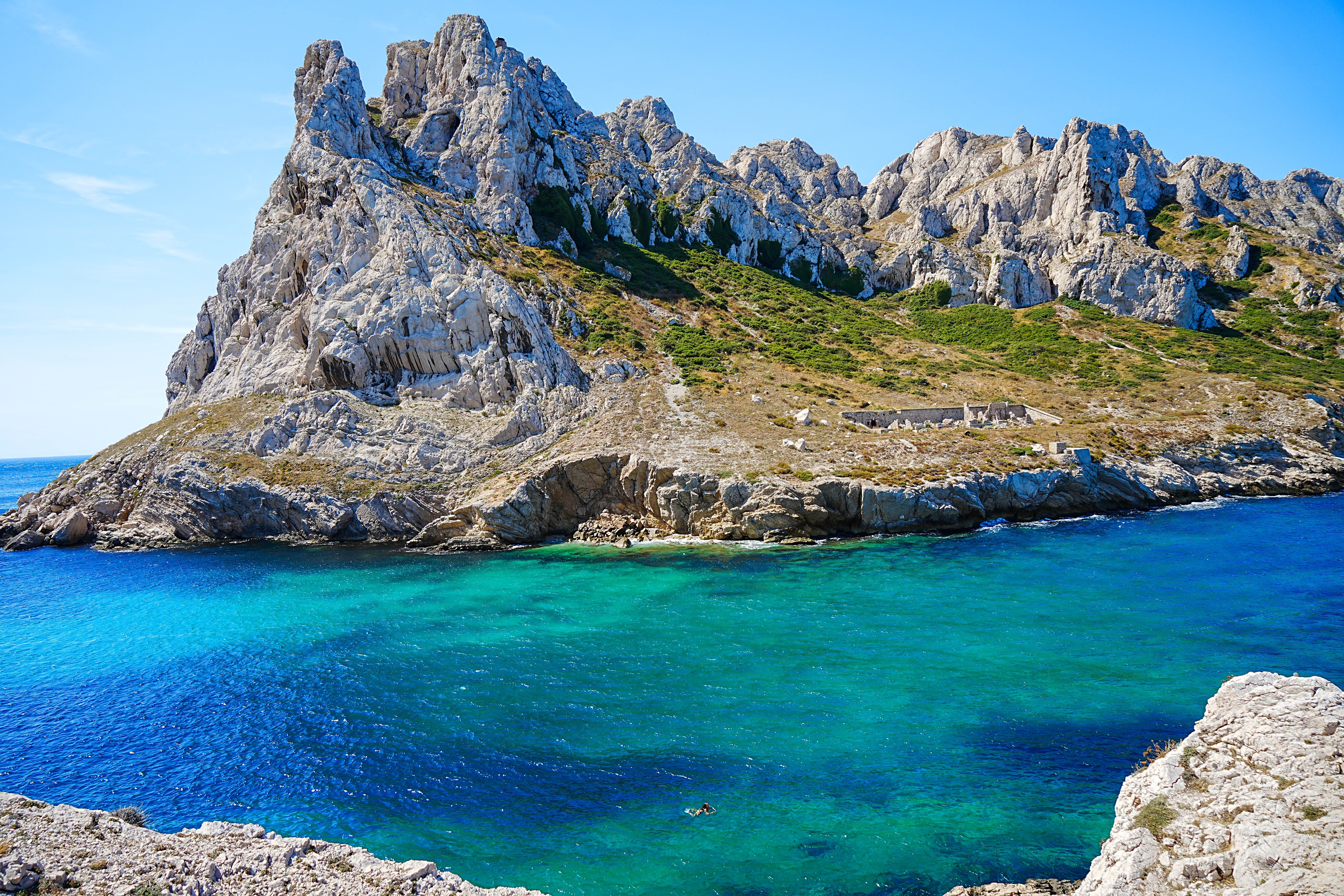Cliff on Mediterranean Shore · Free Stock Photo