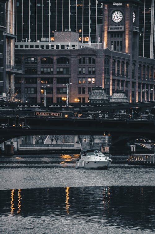 シカゴ, シカゴ川, シティの無料の写真素材