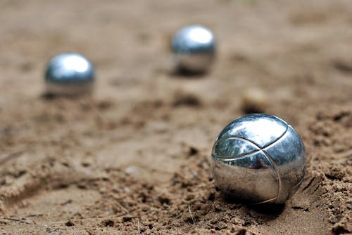 Gümüş Topların Yakın çekim Fotoğrafçılığı