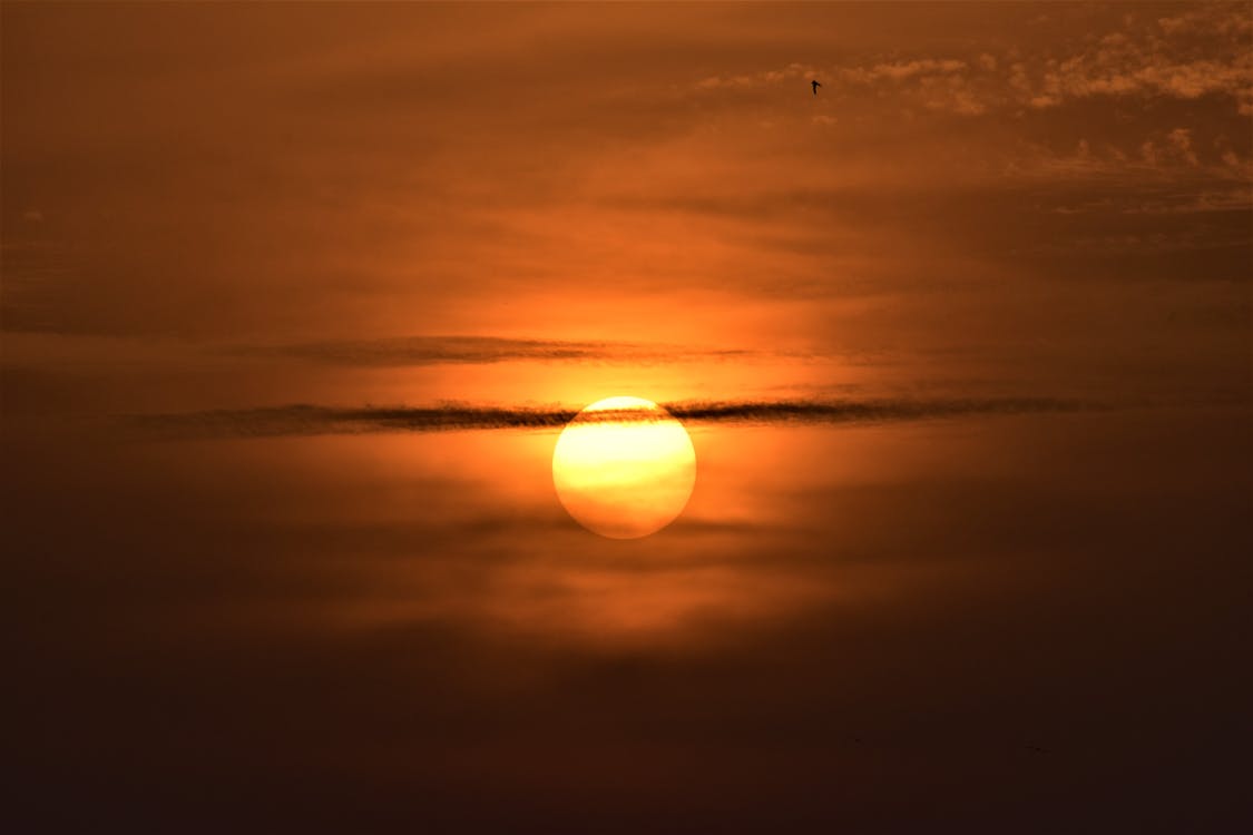 Scenic View Of Sun During Dawn