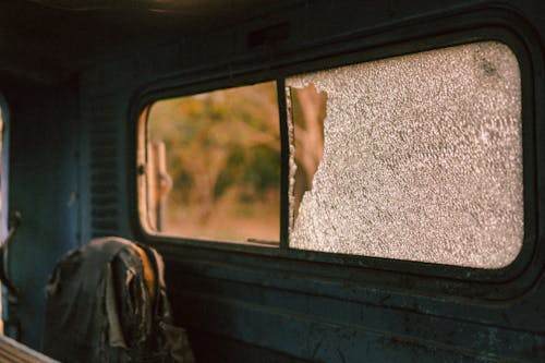 Photographie En Gros Plan De Fenêtre Grise