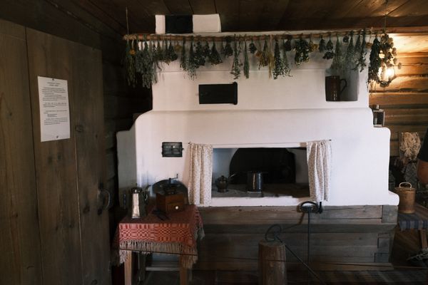 Rustic Fireplace Room jigsaw puzzle