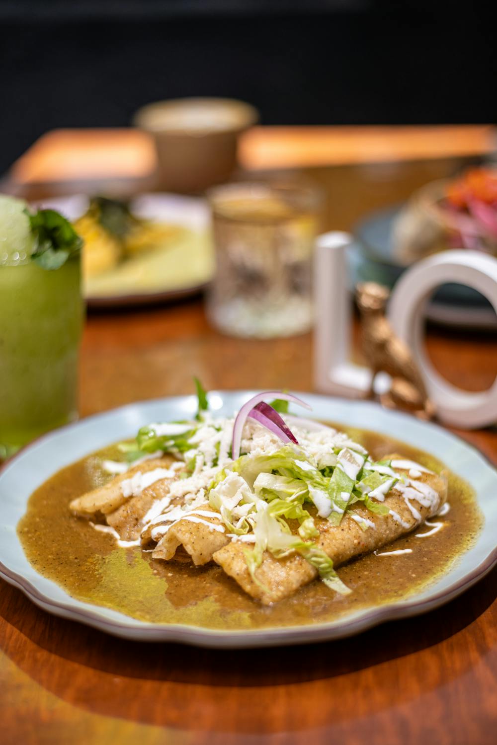 Vegetable Enchiladas with Green Sauce Vegetable Enchiladas with Green Sauce
