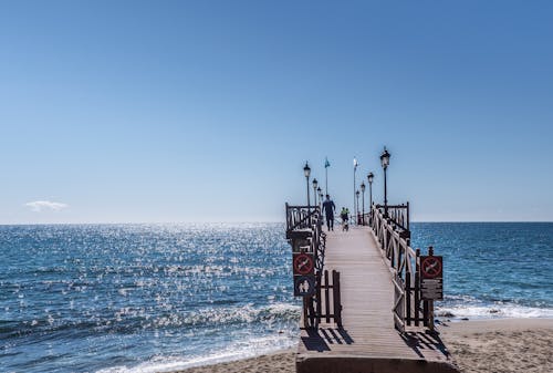 Free Dock Near Body of Water Stock Photo