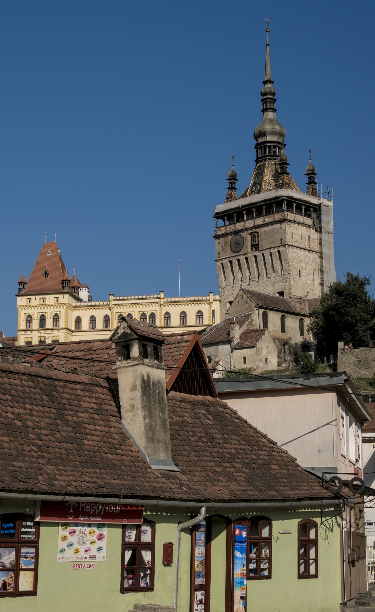 Stradă istorică din Sighișoara