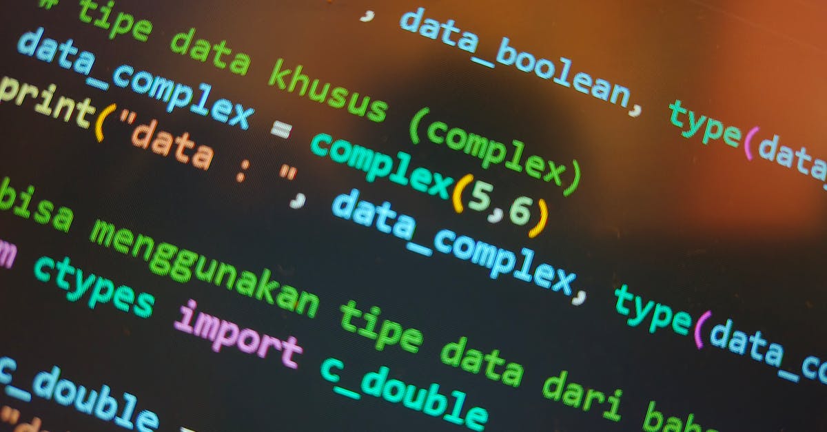 Vibrant and engaging code displayed on a computer screen, showcasing programming concepts.
