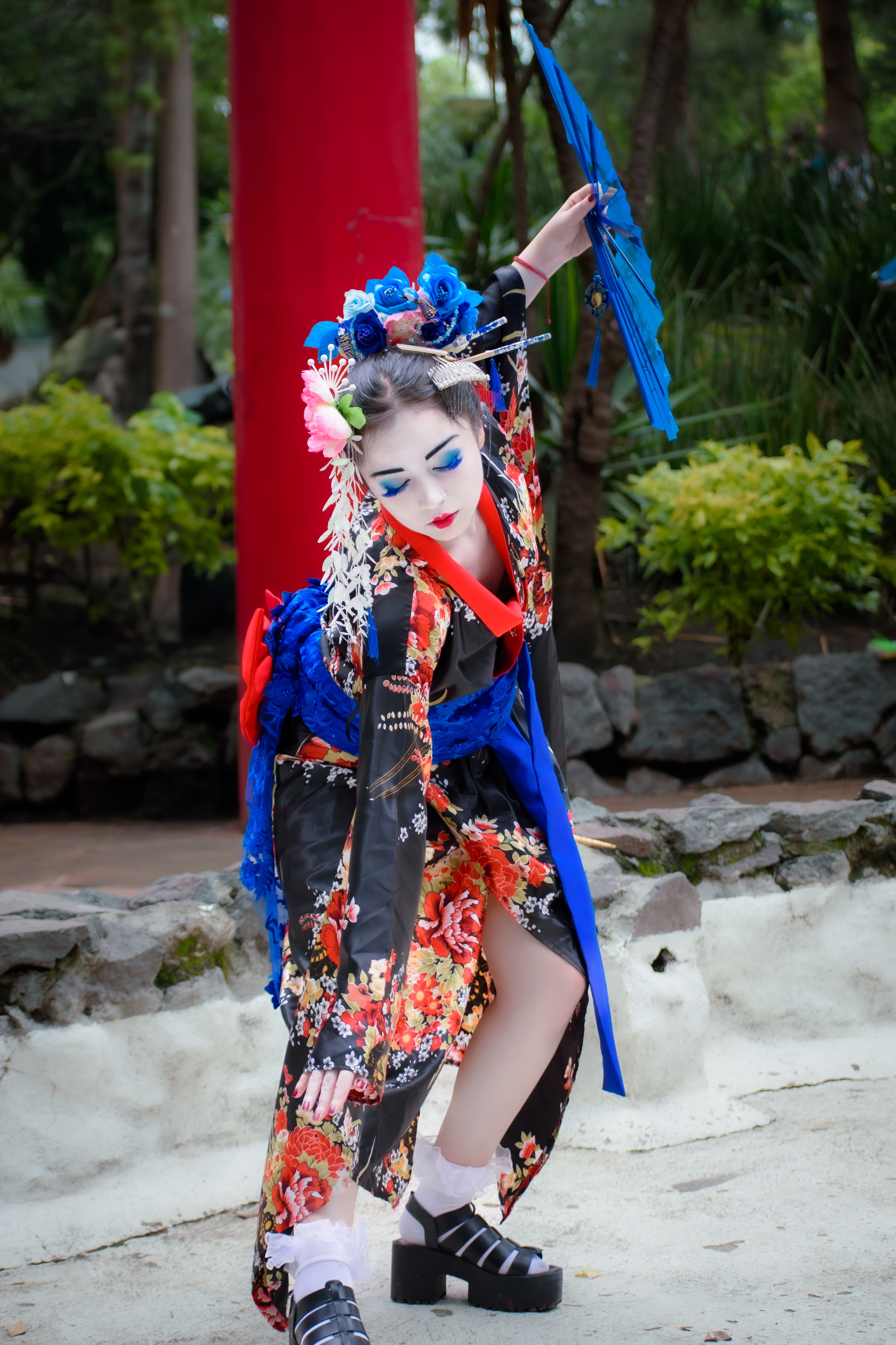 日本の伝統舞踊のイメージ