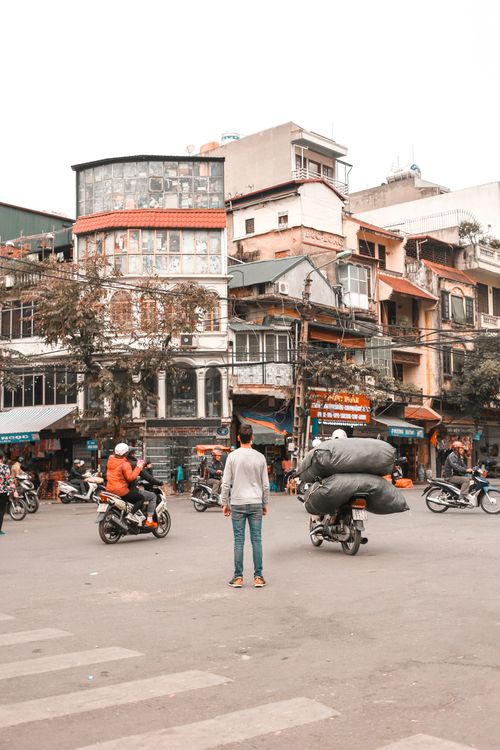 Free Hanoi Streets Stock Photo