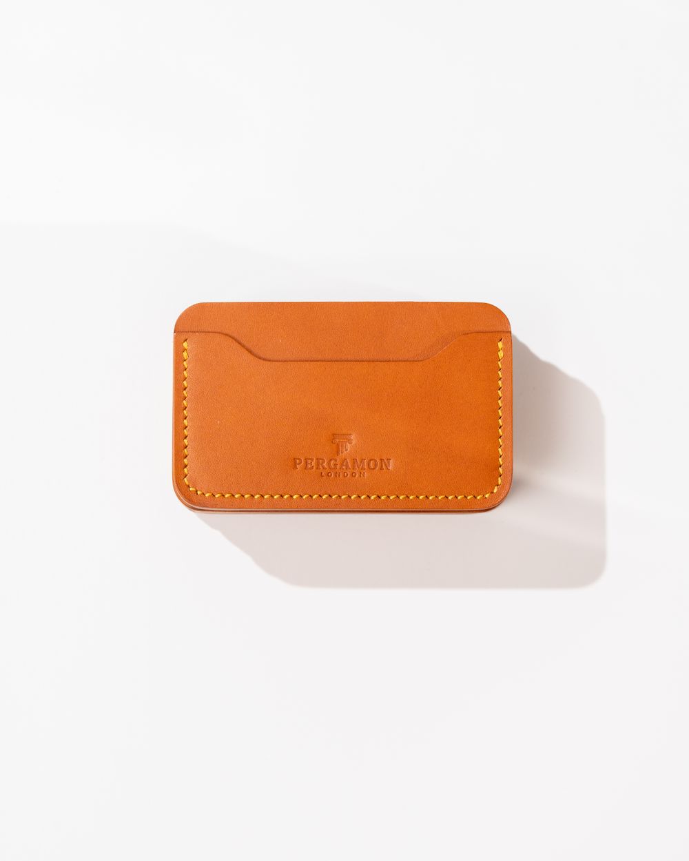 Full-grain leather bifold wallet