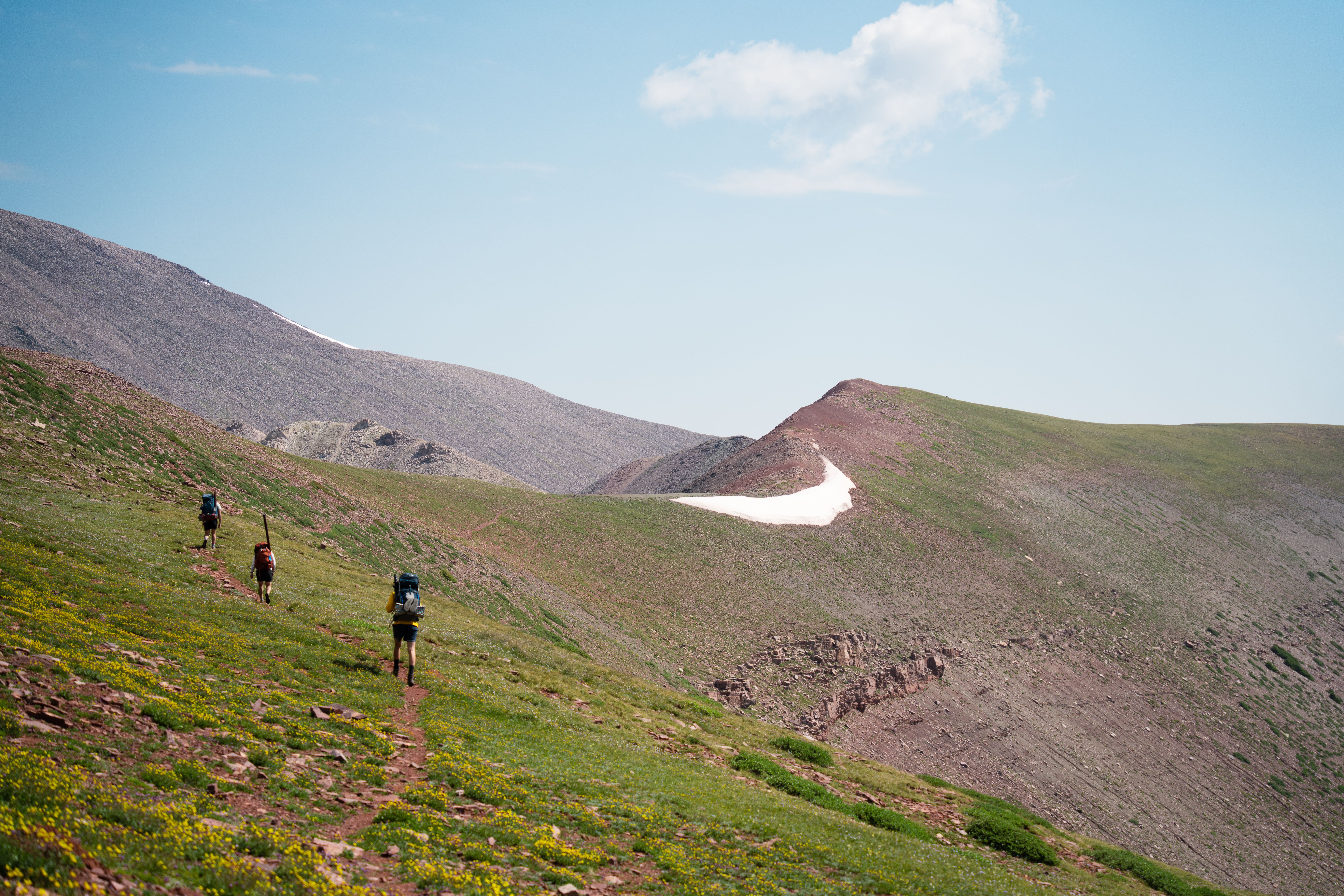 thru hiker backpack trail