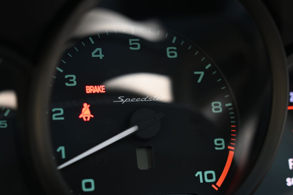 wheel speed sensor - close up detail