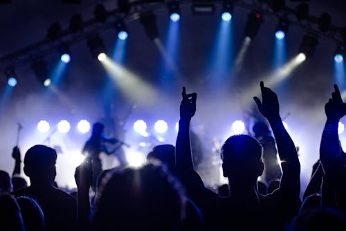 Free Photo of People Watching a Concert Stock Photo