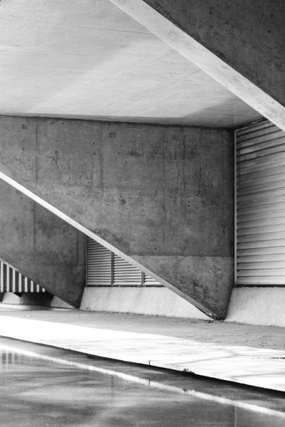 Concrete stairwell detail, Bruno Thethe on Pexels