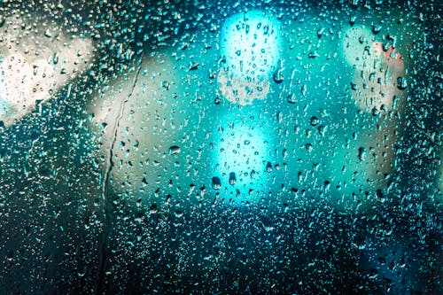Free Close-Up Photo of Wet Glass Stock Photo