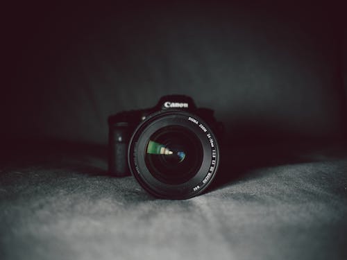 Schwarze Canon Dslr Kamera