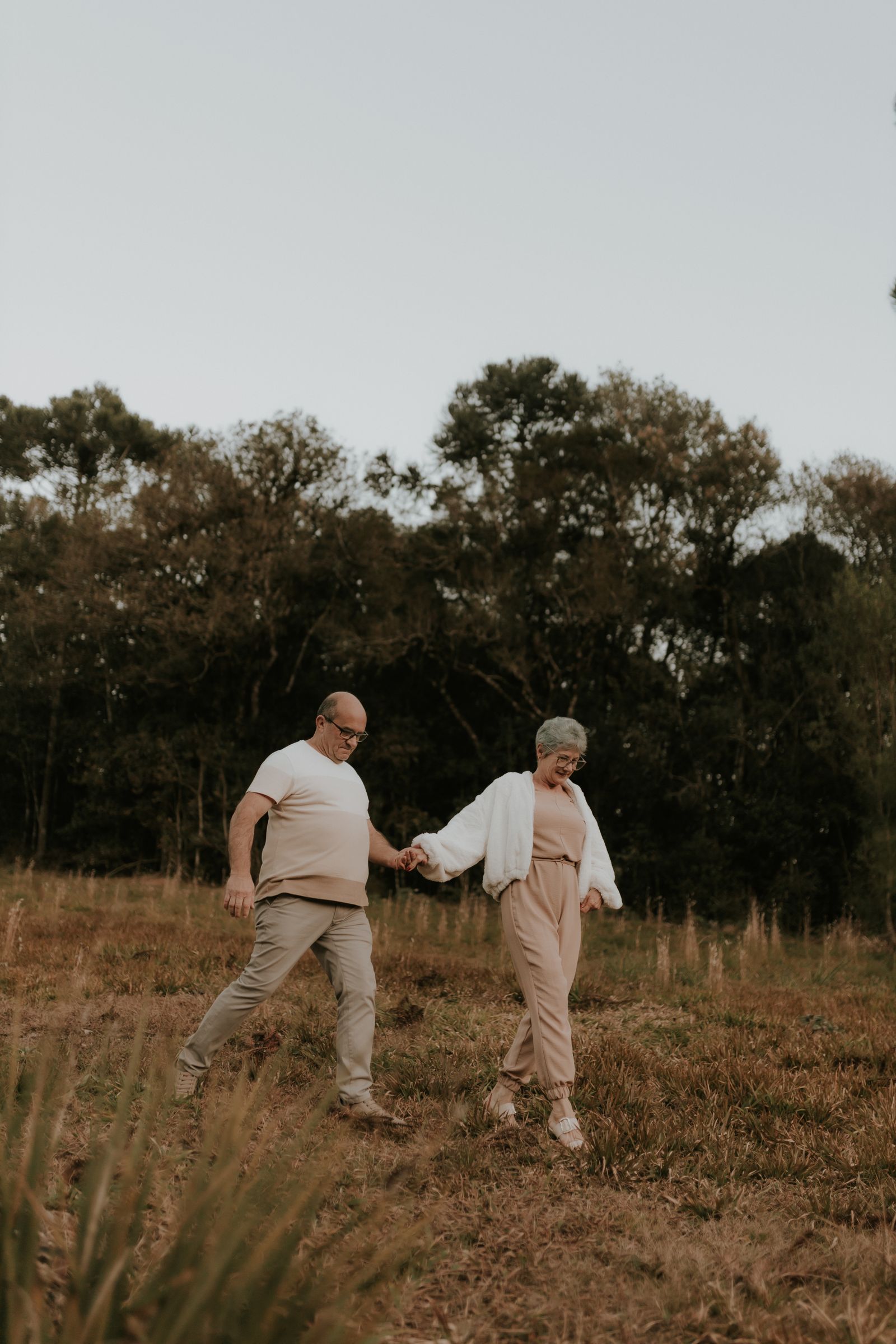 Mature couple enjoying an active outdoor lifestyle
