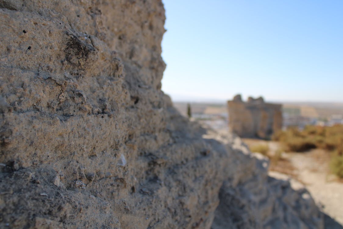 primer plano de los muros del castillo de Lebrija | fotografía 9