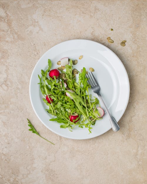 Free Photo Of Salad On Plate Stock Photo