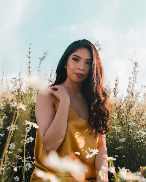 Photo of Woman Wearing Yellow Top