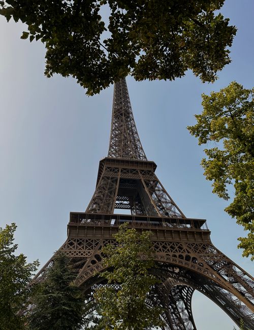 Free Eiffel Tower in Paris, France Stock Photo