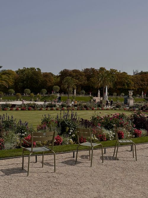 Free Luxembourg Garden in Paris, France Stock Photo