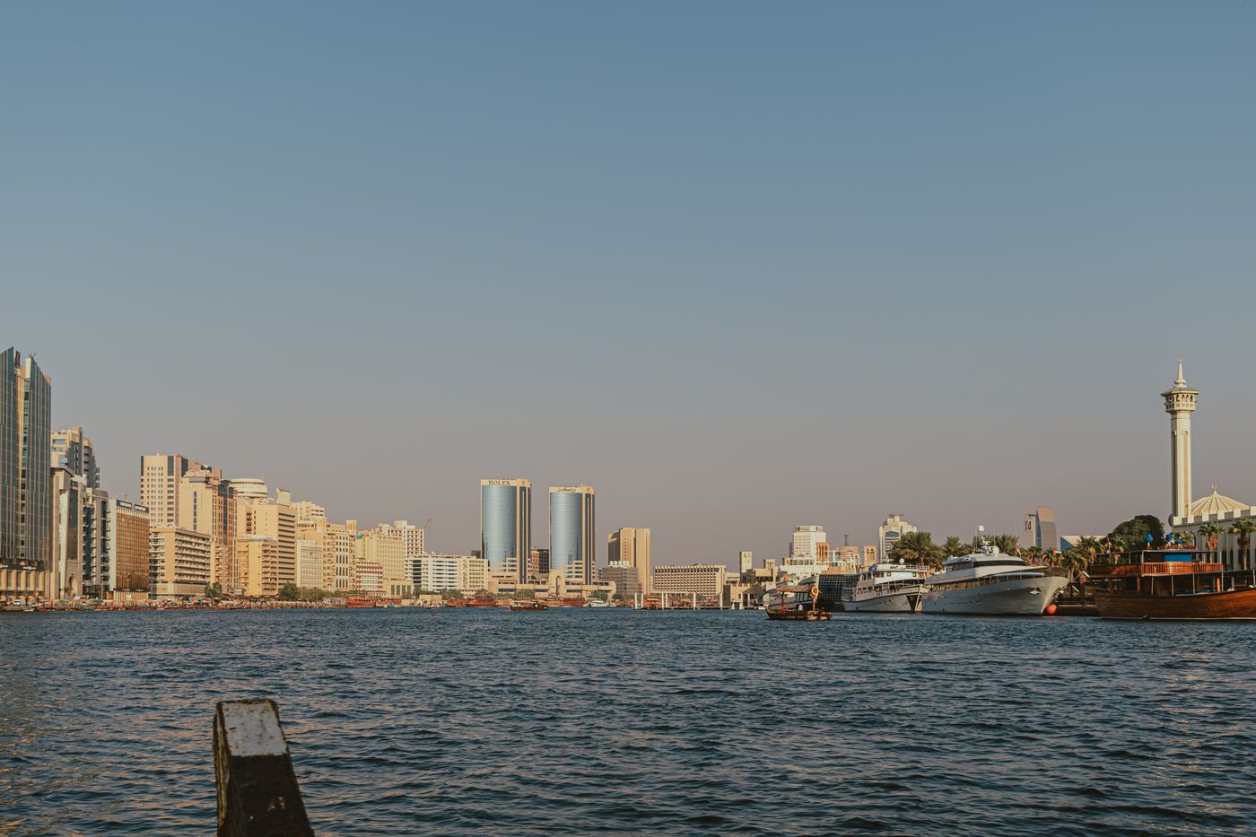 Dubai Creek skyline representing patients travelling from east and old Dubai