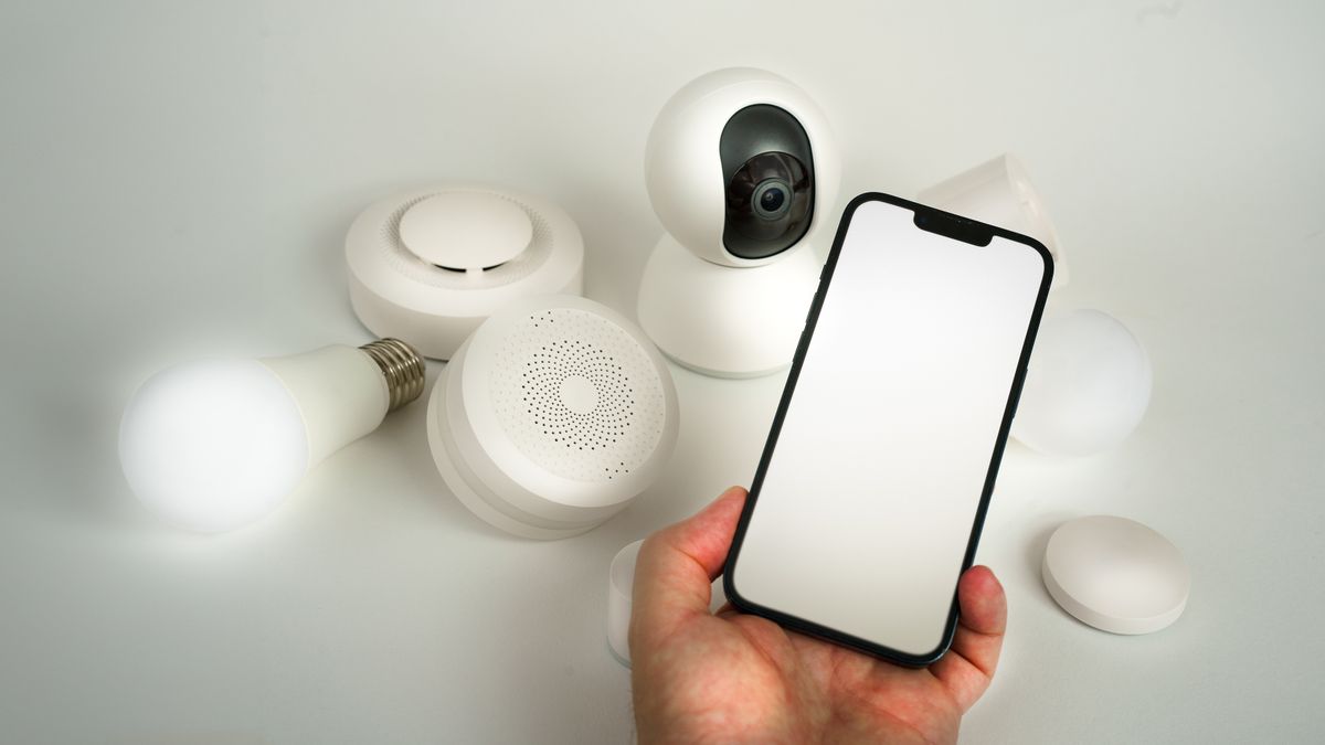 Objets connectés pour la maison intelligente - illustration
