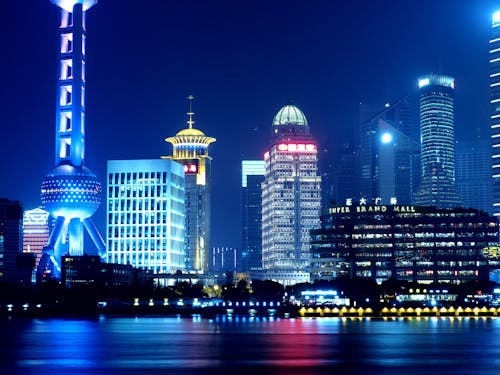Free Oriental Pearl Tower, Shanghai China Stock Photo