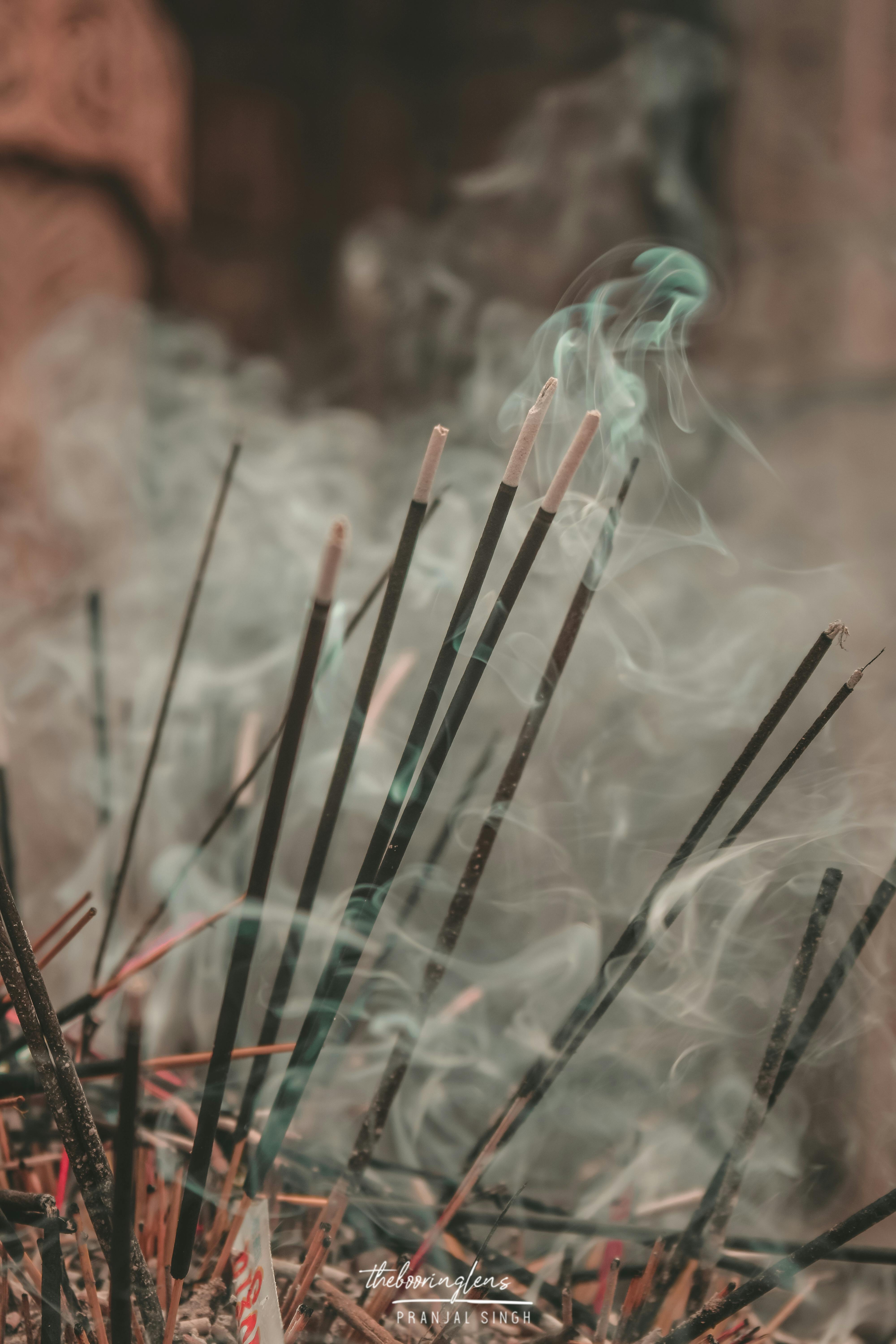 Free stock photo of incense, smoke, smoke photography