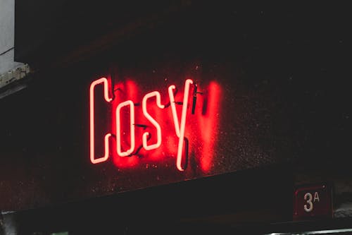 Red Cosy Signage