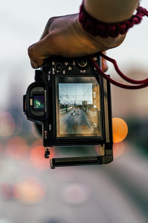 Person Holding Dslr Camera