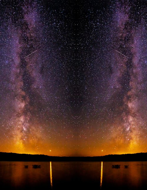 бесплатная Фото ночного неба Стоковое фото