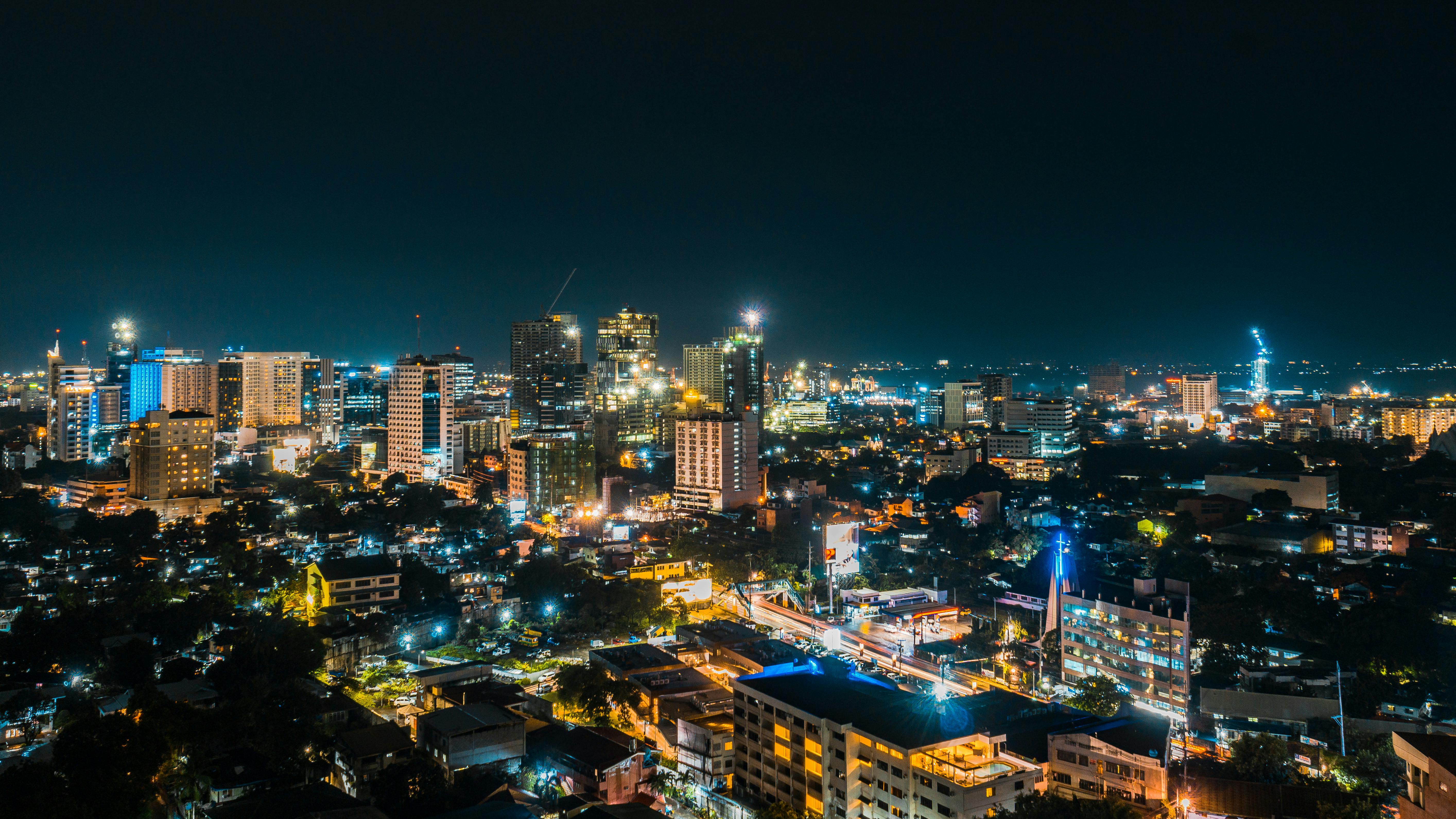 Free stock photo of Cebu, city lights, night