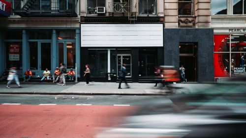 Free New York Blank Marquee 2  Stock Photo