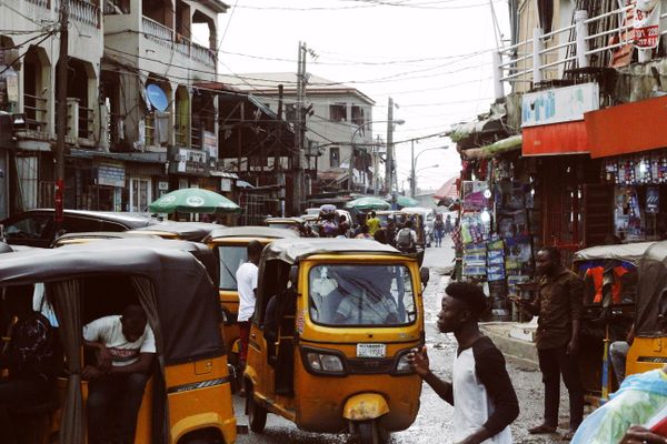Busy Lagos street