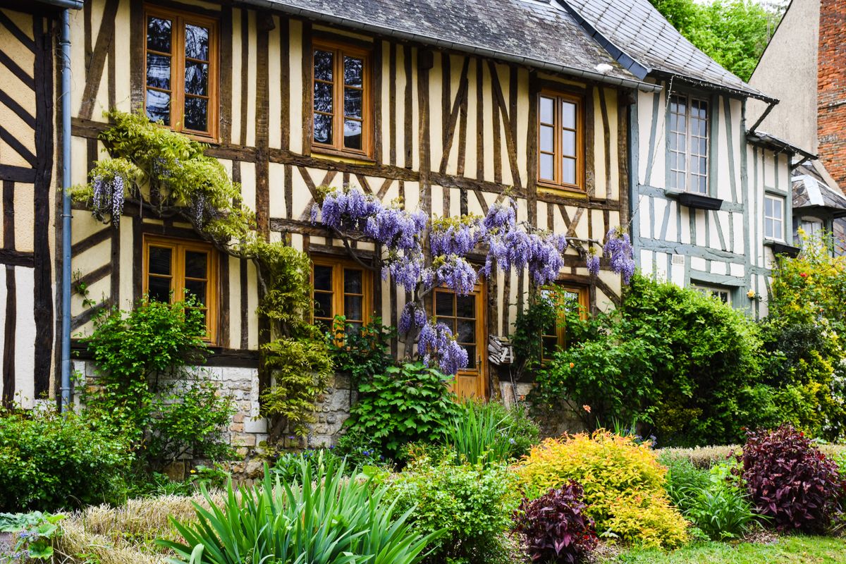 Maison normande et son jardin