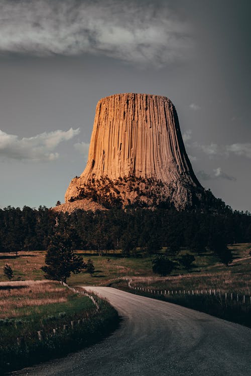 Free Δωρεάν στοκ φωτογραφιών με devils tower εθνικό μνημείο, rock, βουνό Stock Photo