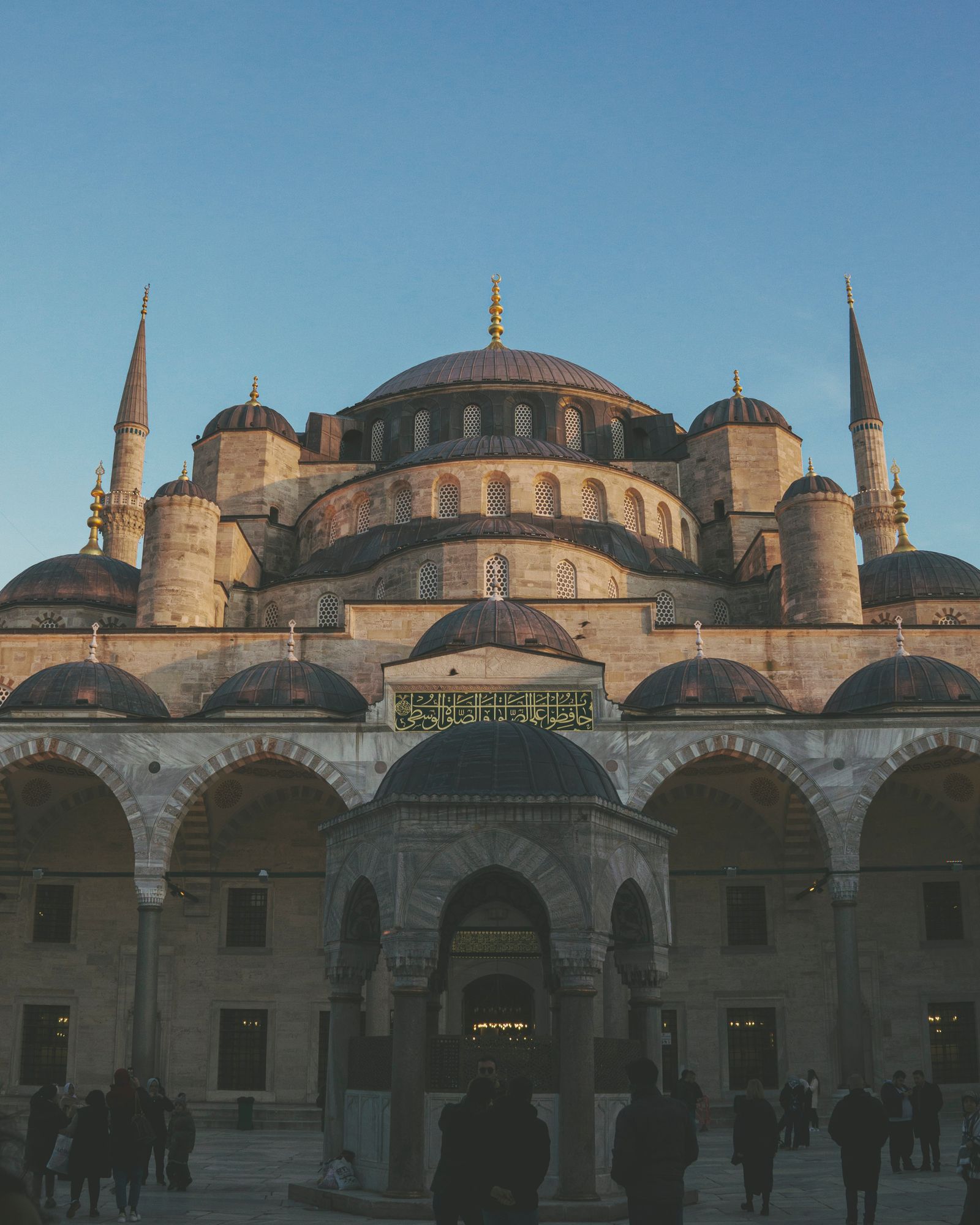 Blue Mosque in Istanbul, Turkey — iconic Islamic architecture with domes and minarets