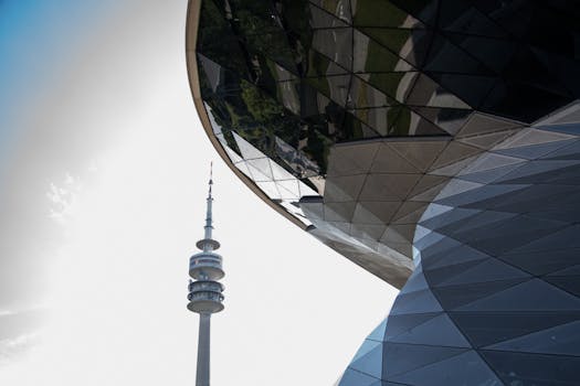 Kostenloses Stock Foto zu gebäude, architektur, münchen, fernsehturm