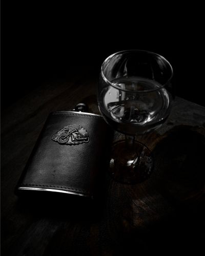 Leather flasks