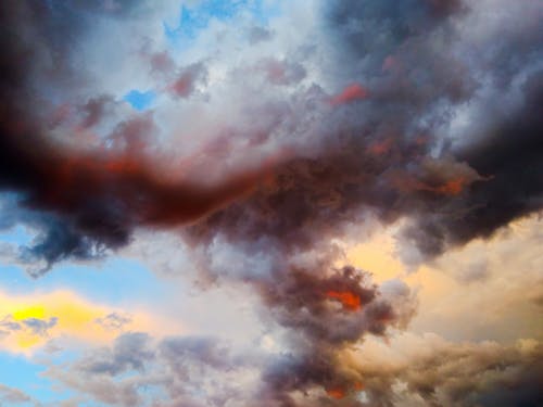 Foto profissional grátis de nuvens, nuvens tempestuosas, tempestade