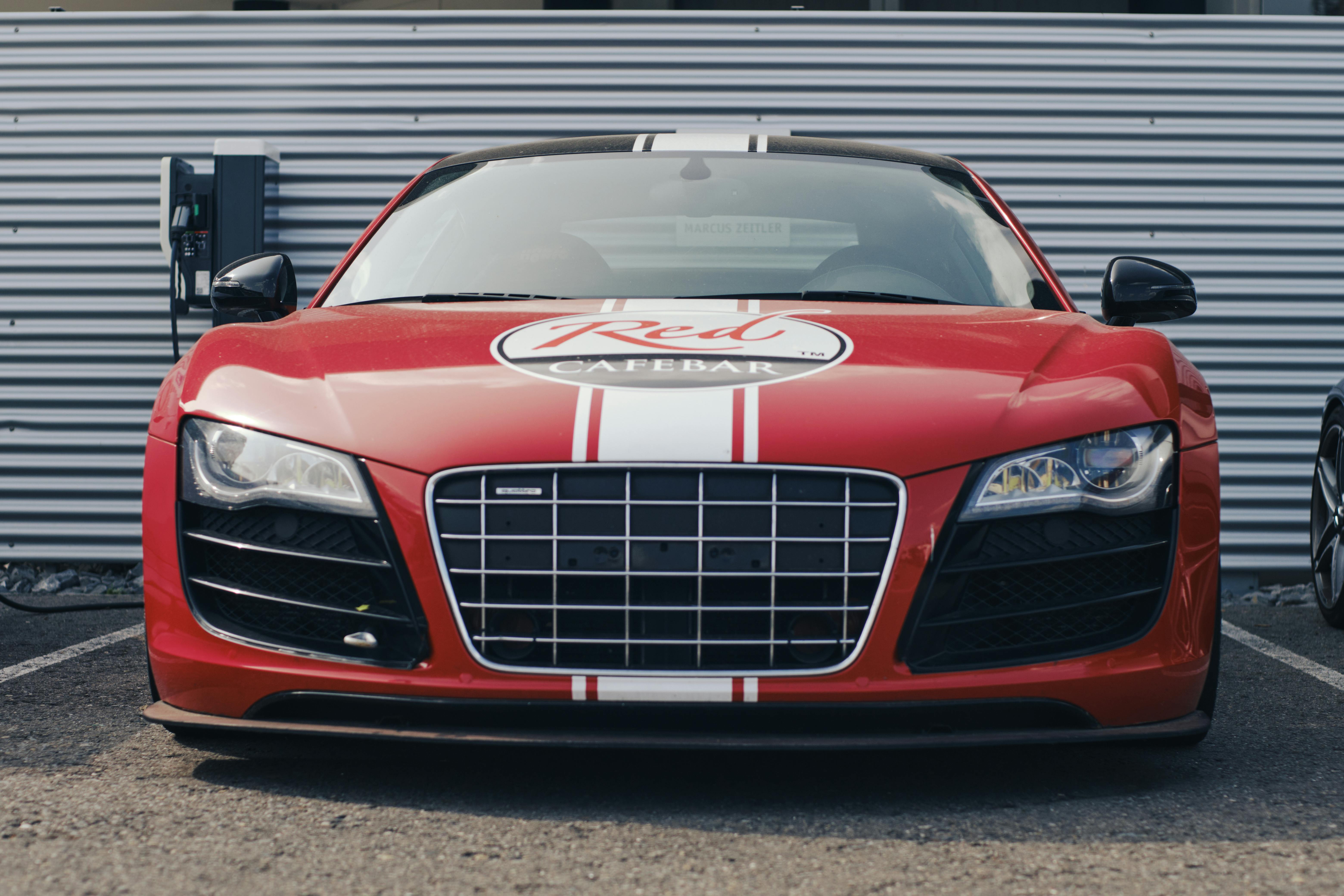 Audi r8 v10 plus - carbon fiber front bumper